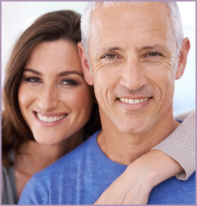 Married couple loving their veneers