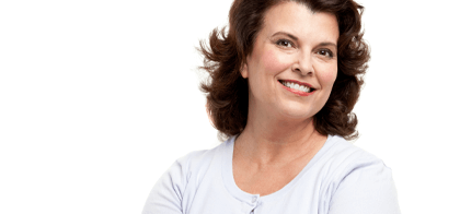 woman with crowns smiling